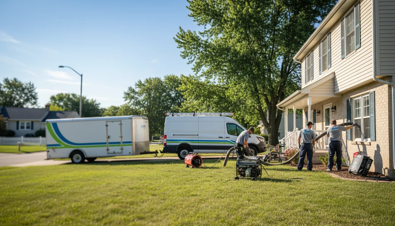 Flooded Basement Restoration And Cleanup With Repair in Easton, MN near me
